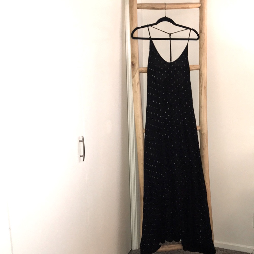 Black Flowy Maxi Dress
